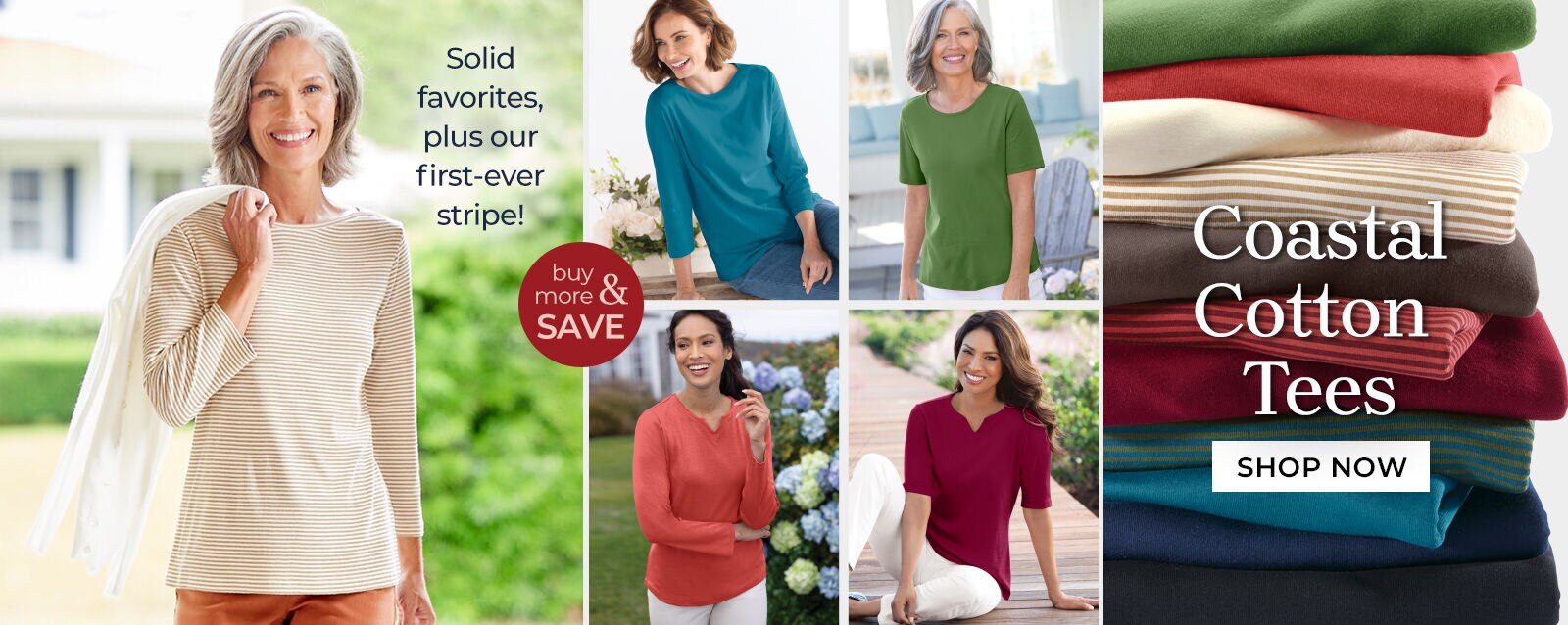 solid favorites, plus our first-ever stripe!