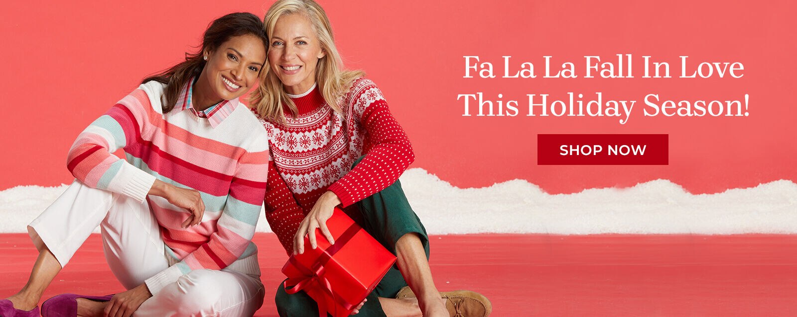 fa la la fall in love this holiday season! shop now