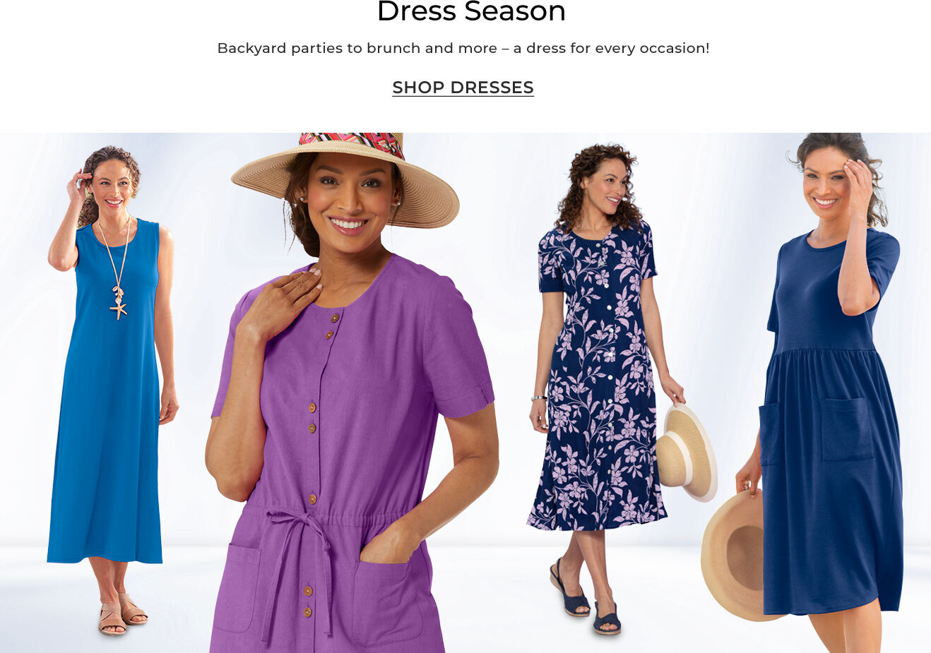 dress season backyard parties to brunch and more - a dress for every occasion! shop dresses