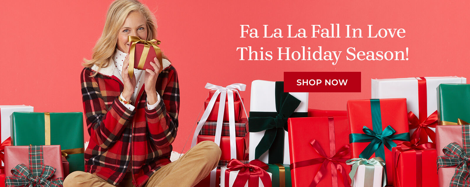 fa la la fall in love this holiday season! shop now
