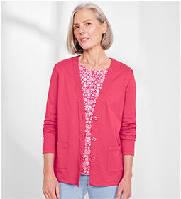 model wearing Kate Cardigan