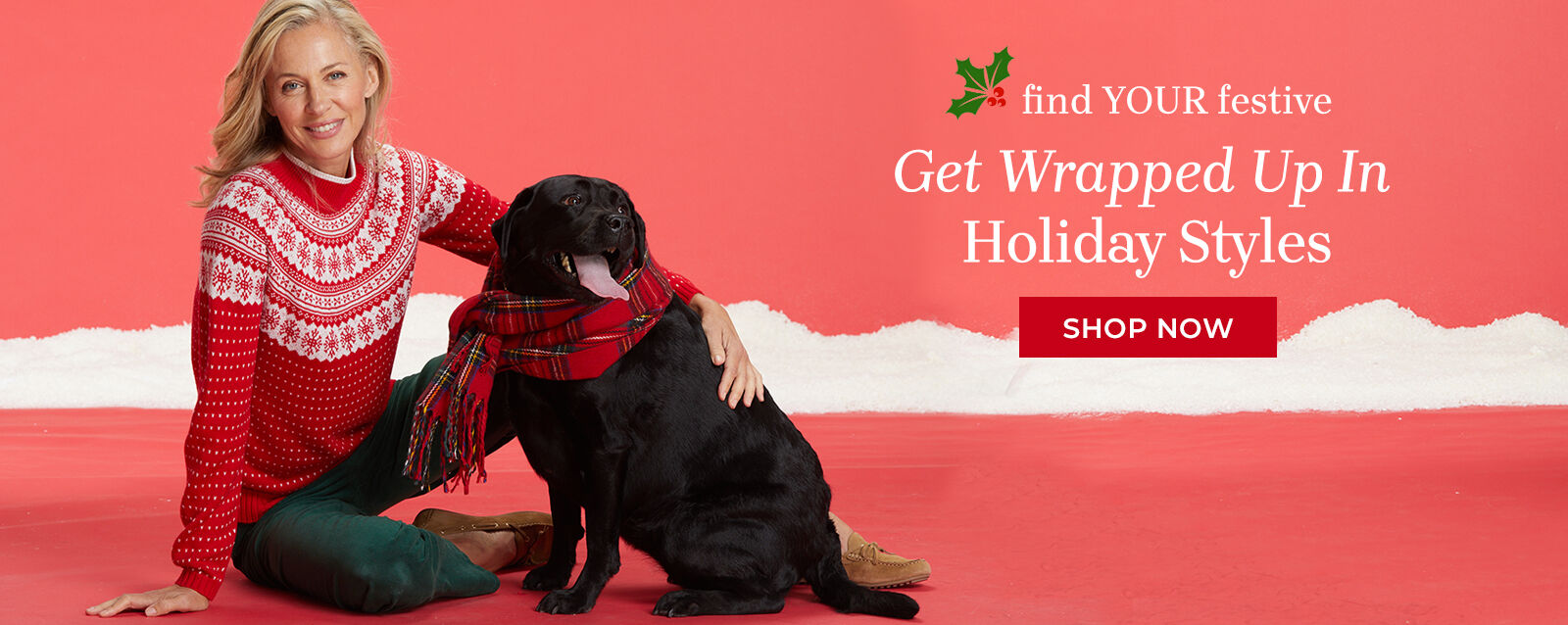 find your festive get wrapped up in holiday styles shop now