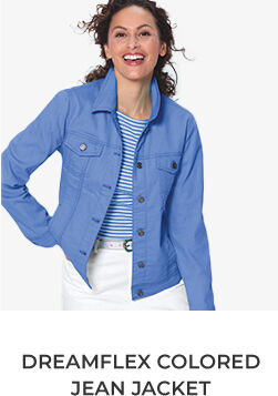 dreamflex colored jean jacket