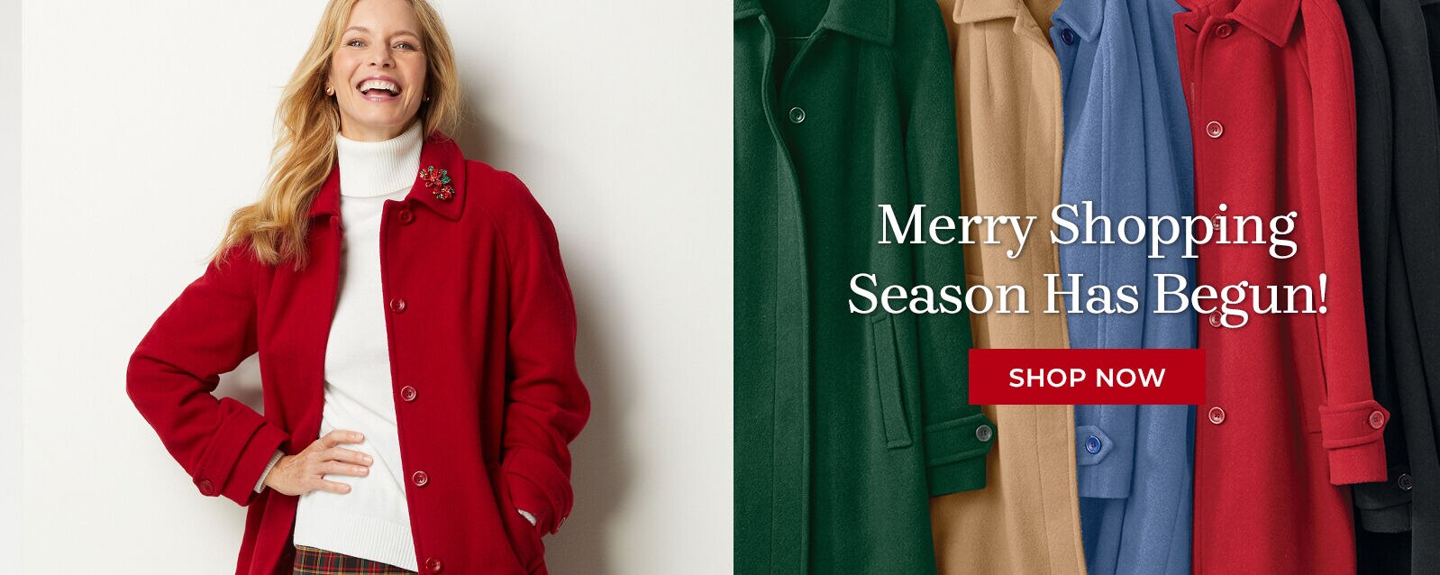 merry shopping season has begun! shop now