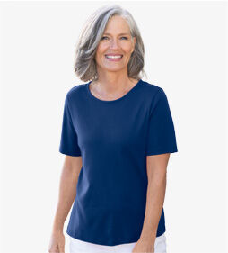 model wearing Coastal Cotton Tee
