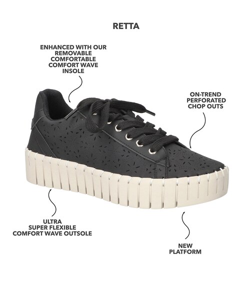 Easy Street® Retta Comfort Platform Sneakers