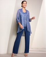 Shimmer Crinkle 3-Piece Pant Set thumbnail number 1
