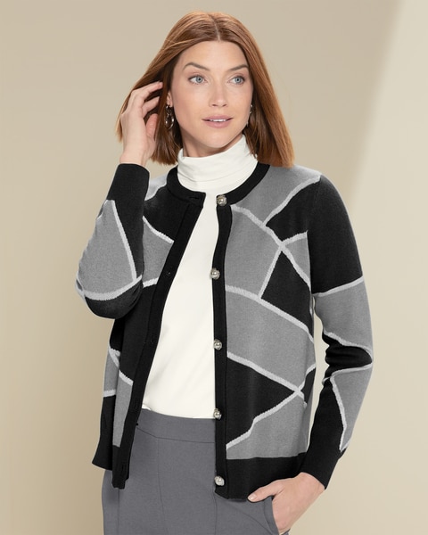 Graphic Colorblock Sweater