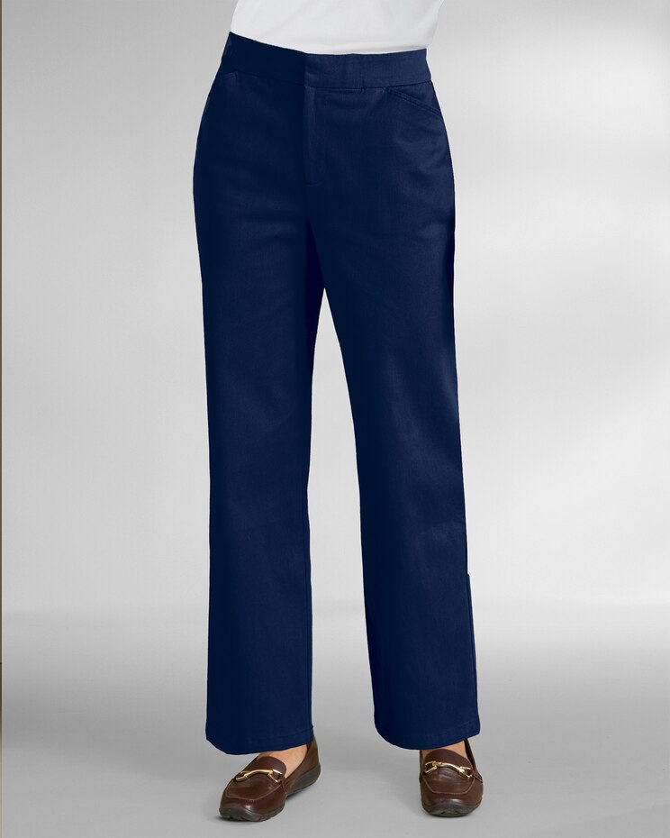 Dennisport Comfort-Waist Relaxed Straight Leg Chinos image number 1