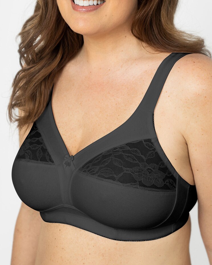100% cotton Comfort Bra image number 1