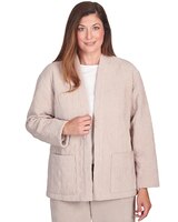 Alfred Dunner® St.Moritz Quilted Chenille Corduroy Jacket thumbnail number 1