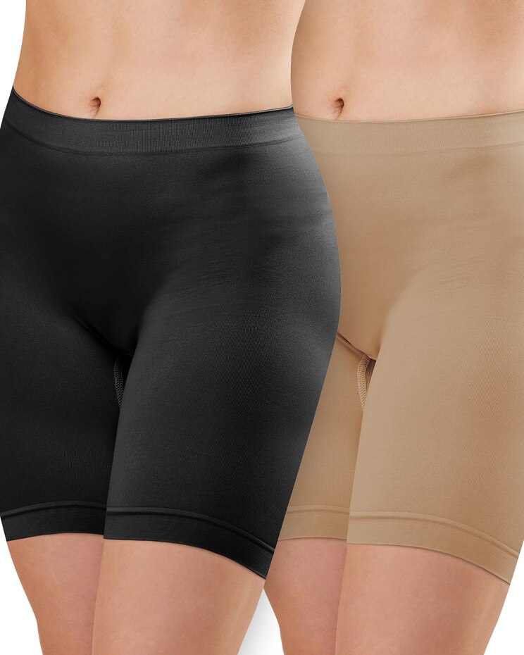 Instant Shaping By Plusform 2 Pack Seamless Slipshort image number 1