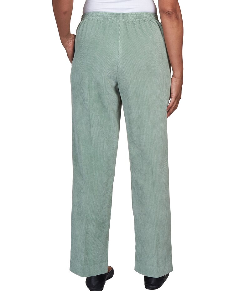 Alfred Dunner® St.Moritz Corduroy Regular Fit Average Length Pant image number 2