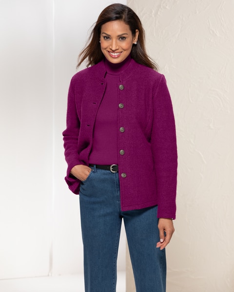 Boiled-Wool Jacket