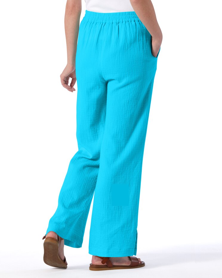 Nantucket Textured-Cotton Pants image number 2