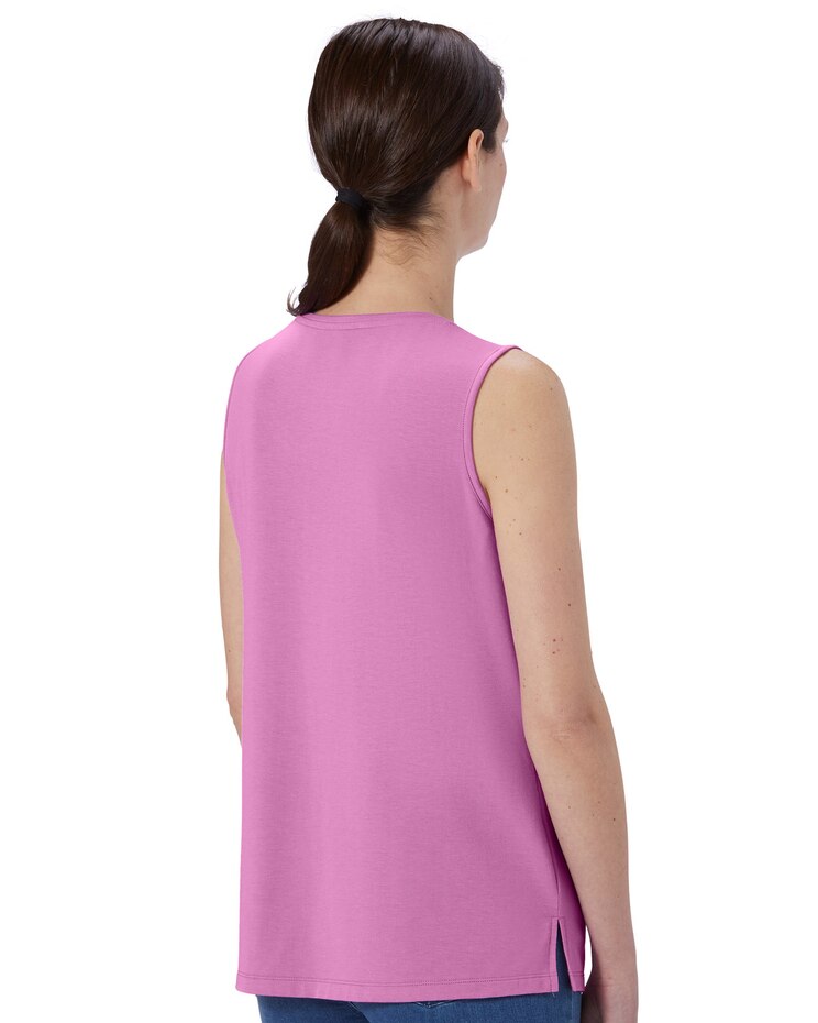 Luxe Jersey Pintuck Tank image number 2