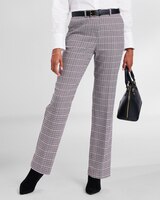Mini Plaid Washable Garbardine Pants thumbnail number 1
