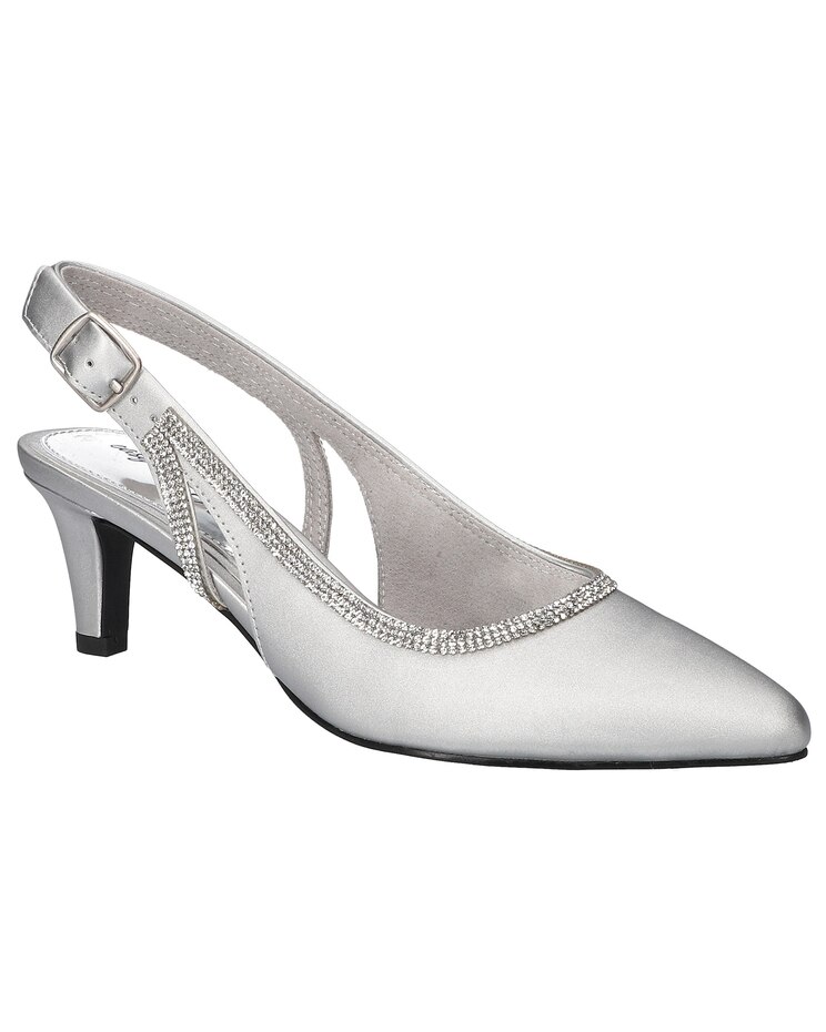 Easy Street® Glisten Slingback Pumps image number 1