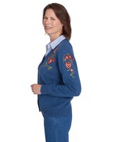 Alfred Dunner® Harvest Moon Paisley Floral Two in One Top thumbnail number 2