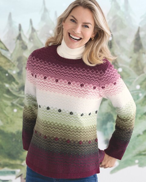 Limited-Edition Ombre Jacquard Sweater