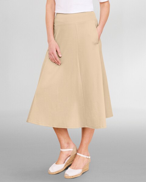 Everyday Knit Solid Skirt