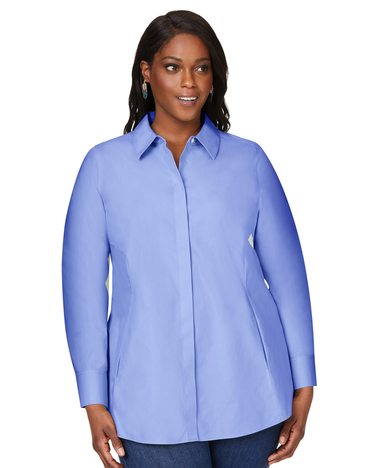 Foxcroft Cici Essential Pinpoint Non-Iron Tunic image number 3