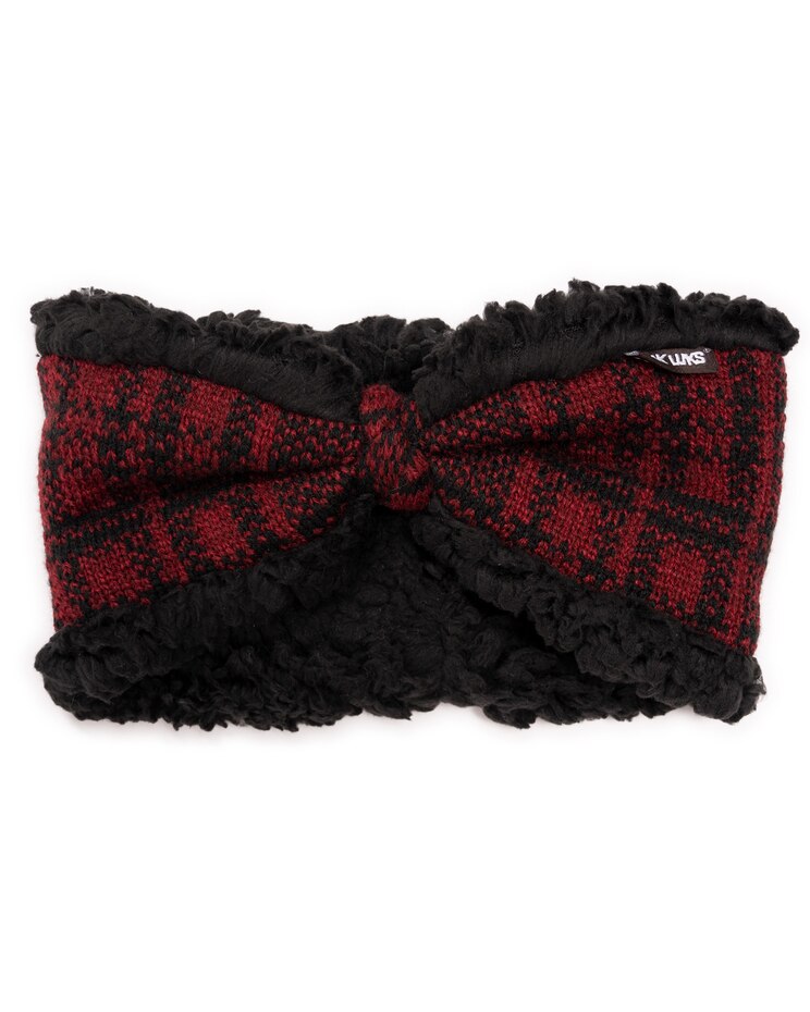 MUK LUKS® Womens Butterfly Patterned Headband image number 1