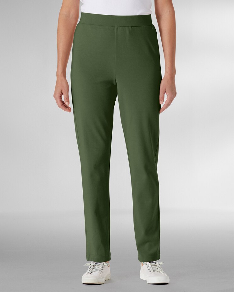 Everyday Knit Zip-Pocket Slim Pants image number 1