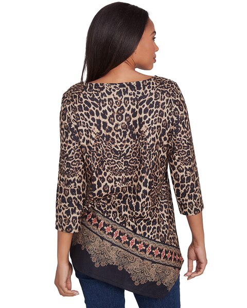 Ruby Rd® Cozy Season Knit Paisley Top