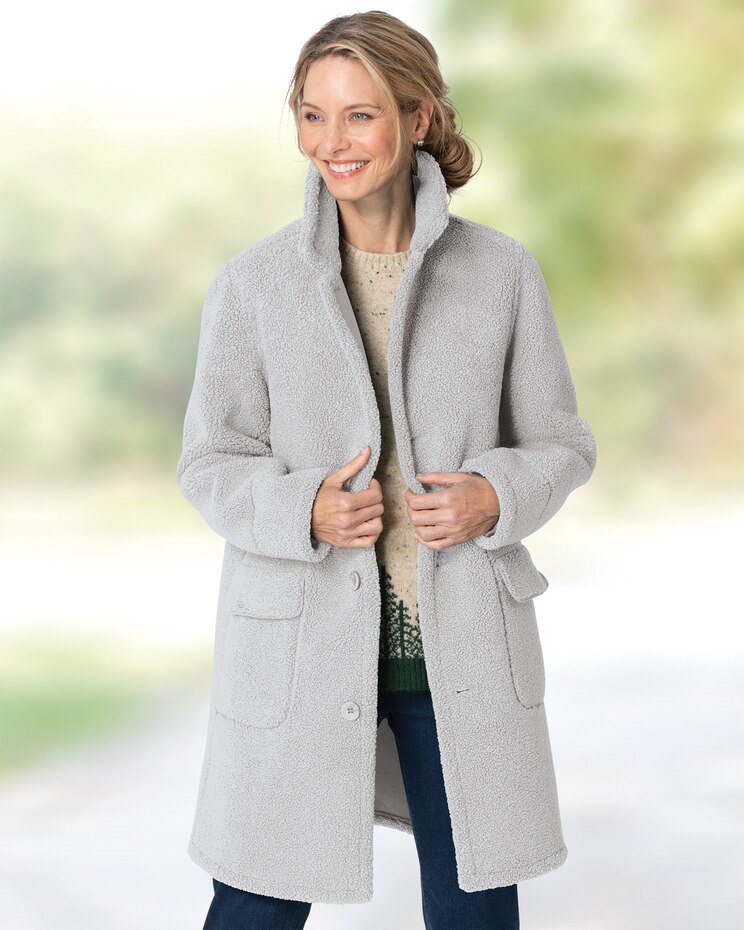 Reversible Faux-Sherpa Coat image number 3