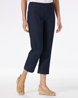 SlimSation Lace-Inset Cropped Pants thumbnail number 1