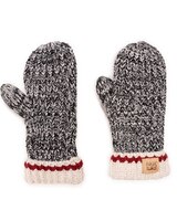 MUK LUKS® Womens Marled Chunky Stitch Mitten thumbnail number 7