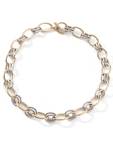 Two-Tone Toggle Link Necklace thumbnail number 2