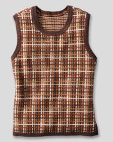 Tweed Sweater Vest thumbnail number 3