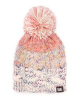 MUK LUKS® Womens Colorblock Stripe Cable Beanie thumbnail number 1