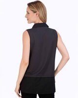 Foxcroft Sasha Knit-Woven Layering Tank thumbnail number 5