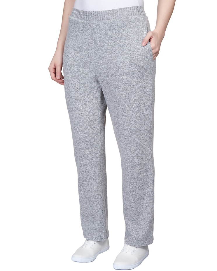 Alfred Dunner® Comfort Zone Comfort Fit Knit Average Length Pant image number 3