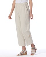 Captiva Button-Pocket Cropped Pants thumbnail number 1