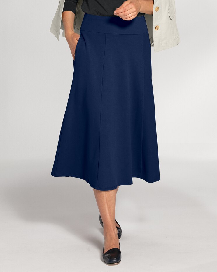 Everyday Knit Solid Skirt image number 1