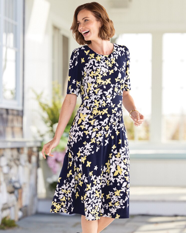Spring Blossoms Knit Dress image number 1
