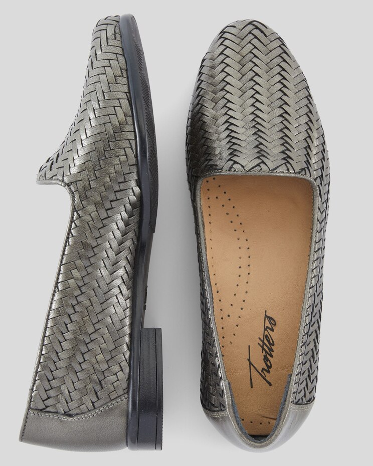 Trotters® Liz III Woven Leather Slip-On image number 1