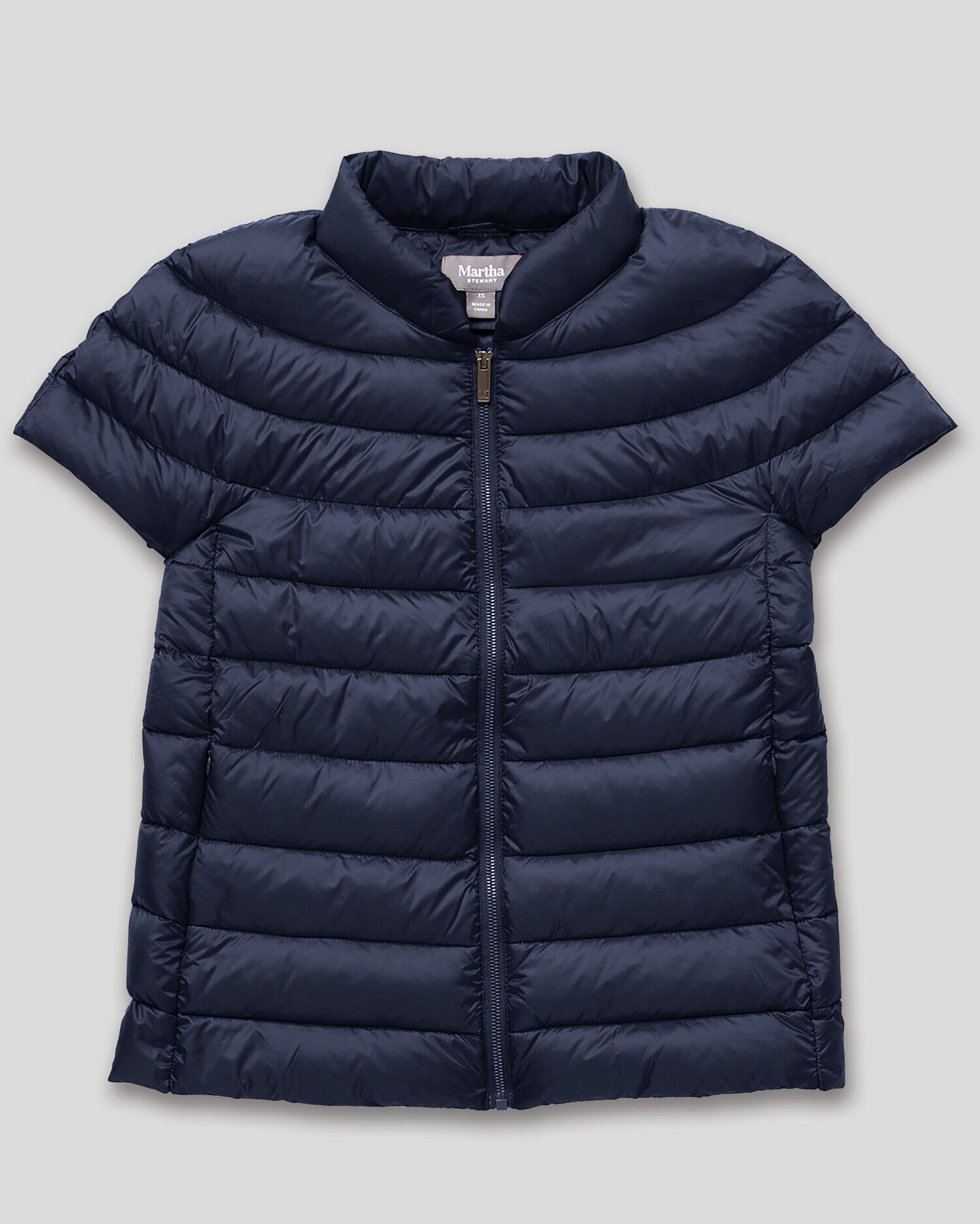 Martha stewart short sleeve puffer new arrivals
