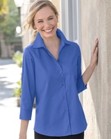 Foxcroft Perfect-Fit Three-Quarter-Sleeve Shirt thumbnail number 1
