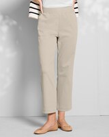 Classic Knit Denim Relaxed Straight-Leg Crop thumbnail number 1