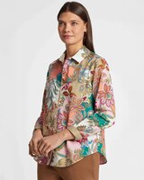 Foxcroft Charlie Jacobean Floral Shirt thumbnail number 5