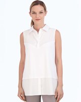 Foxcroft Sasha Knit-Woven Layering Tank thumbnail number 1