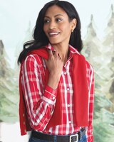 Foxcroft Perfect-Fit Non-Iron Plaid Shirt thumbnail number 1