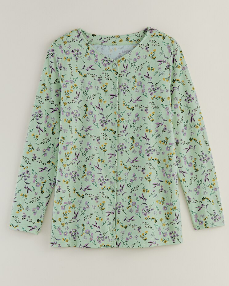 Button Front Sleep Shirt image number 1