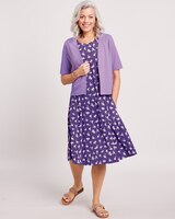 Short-Sleeve 2-Piece Novelty Jacket Dress thumbnail number 4