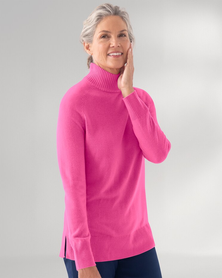 Spindrift Mock Neck Long Sleeve Sweater image number 1
